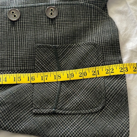 Lana Lee Vintage Pettite Black/Grey Plaid Short Jacket, Size 12 - Picture 15 of 16